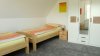 Haus - Betten können auch als Doppelbett (Ehebett) zusammengestellt werden.